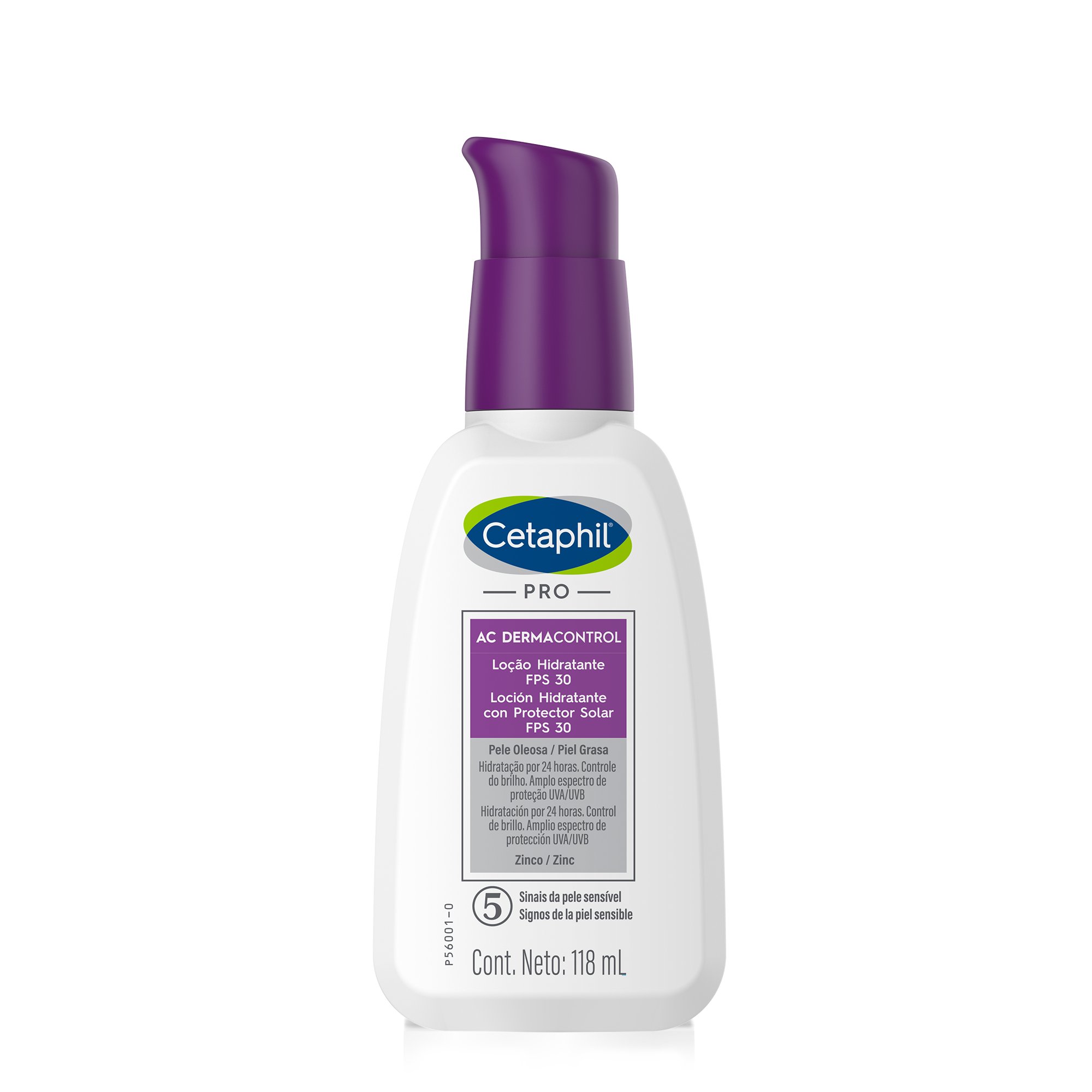 PRO AC DERMACONTROL LOCIÓN HIDRATANTE FPS 30 118ML
